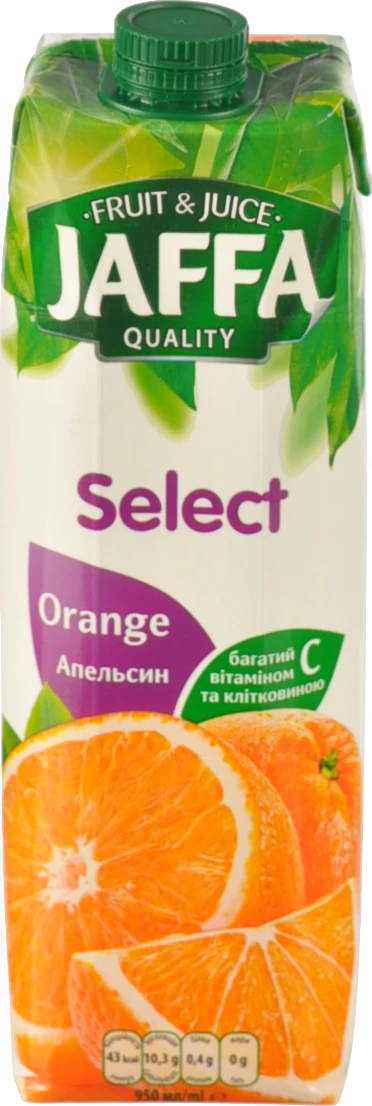 Нектар Джаффа 0.95л апельсин селект