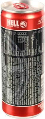 Напій енергетичний безалкогольний газований Strong Applе Hell з/б 250мл
