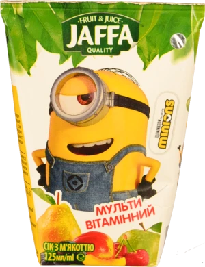 Сік Jaffa Minions Мультивітамінний з м'якоттю 0,125л