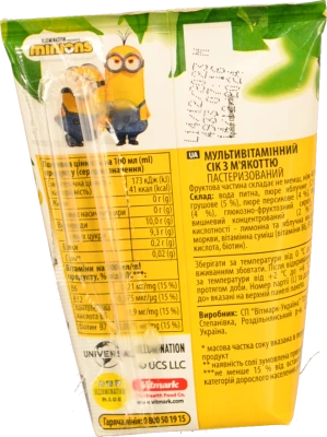 Сік Jaffa Minions Мультивітамінний з м'якоттю 0,125л
