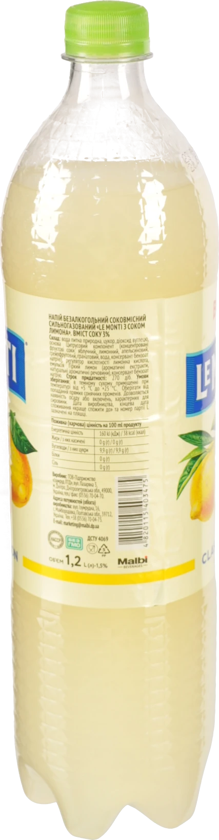 Напій Le Monti з соком лимона 1.2л