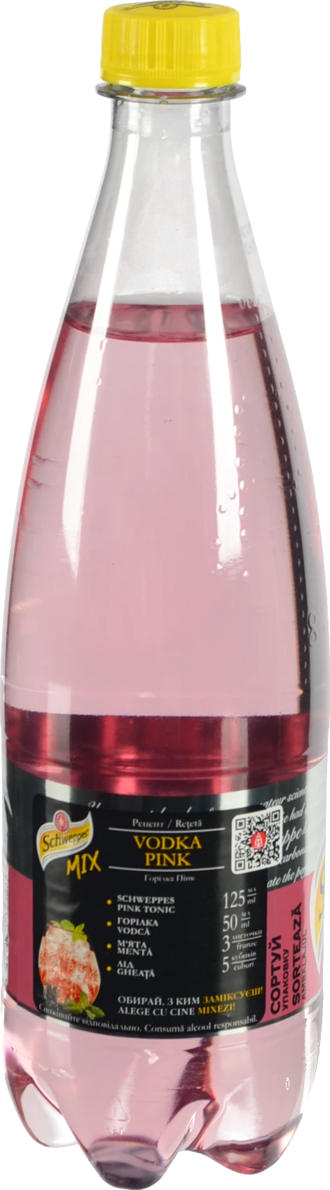 Напій Schweppes 0.75л pink tonic