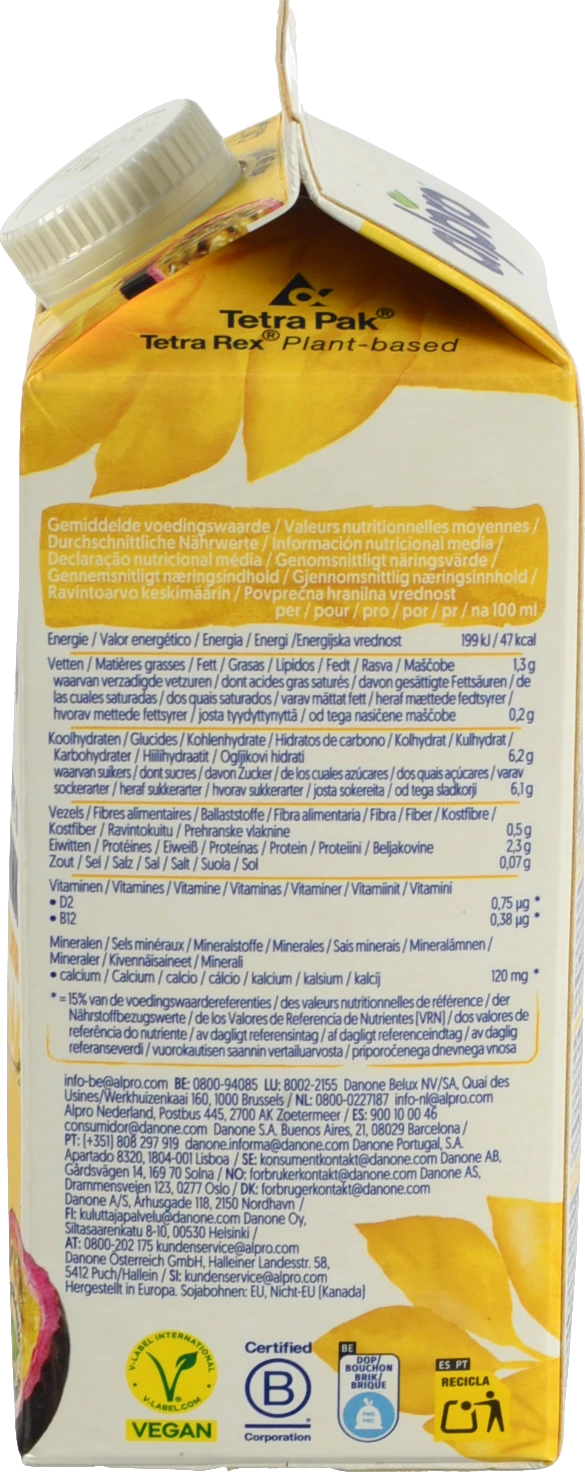 Продукт соєвий ферментований Mango-passion fruit Alpro т/п 755г