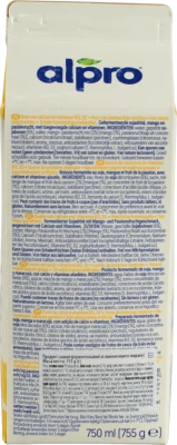 Продукт соєвий ферментований Mango-passion fruit Alpro т/п 755г
