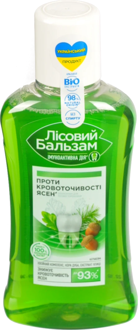 Ополіскувач для ясен і зубів на відварі трав Лесной бальзам 250мл