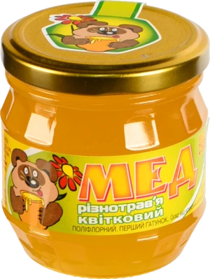 Мед Нектар 250г натуральний квітковий різнотрав'я