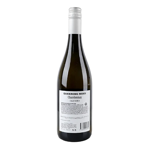 Вино Queering Mind 0.75л chardonnay сухе біле