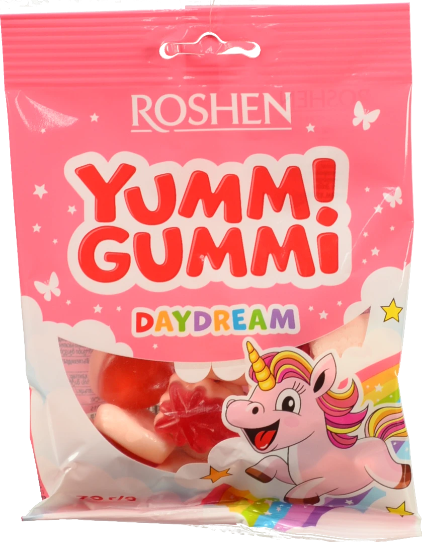 Цукерки Roshen 70г желейні yummi gummi daydream