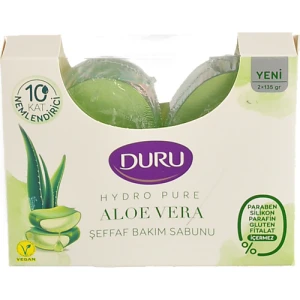 Мило косметичне з екстрактом алое вера Hydro pure Duru 2х135г