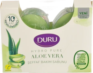 Мило косметичне з екстрактом алое вера Hydro pure Duru 2х135г